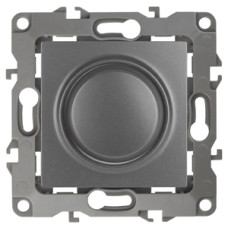 Светорегулятор поворотно-нажимной, 400ВА 230В, IP20, Эра12, 12-4101-12 ЭРА графит 10/100 ЦЕНА▼