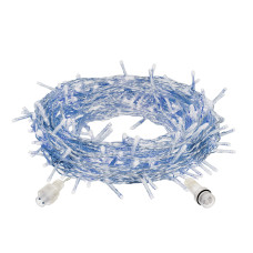 VEGAS 24V Электрогирлянда-конструктор "Занавес" 192 синих LED,6 нитей,прозр провод,1*4 м БЕЗ БЛОКА