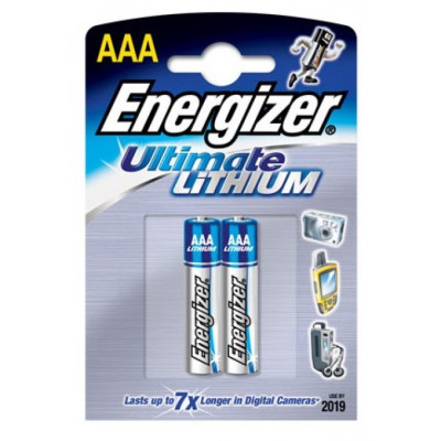 Батарейка Energizer Ultimate Lithium FR03 BL-2 /24 Батарейка Energizer Ultimate Lithium FR03 BL-2 /24