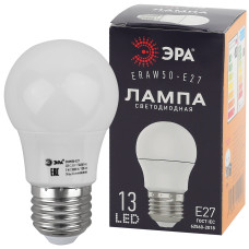 ЭРА Лампа светодиодная LED STD ERARL50-E27 3Вт (диод. шар белый) для белт-лайт /мин.пар.2шт ЭРА Лампа светодиодная LED STD ERARL50-E27 3Вт (диод. шар белый) для белт-лайт /мин.пар.2шт