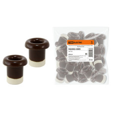 Керамический проходной изолятор для провода «ЭКО» бук (25шт) TDM 25/750 ЦЕНА ▼