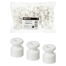 Изолятор пластиковый белый (уп. 100 шт) TDM 1/10 ЦЕНА ▼