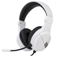 Perfeo игровая гарнитура SECUTOR белая 1,5 м, разъем 3,5 мм (4 pin), переходник