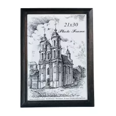 Рамка багетная    01    21х30    02 эффект 17 Оранжевый бук б/м