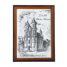 Рамка багетная 01 21х30 02 эффект 21 Темный дуб б/м Рамка багетная 01 21х30 02 эффект 21 Темный дуб б/м