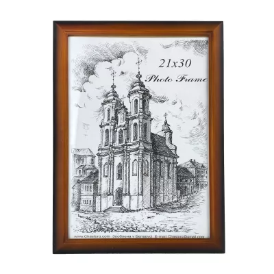 Рамка багетная 01 21х30 02 эффект 21 Темный дуб б/м Рамка багетная 01 21х30 02 эффект 21 Темный дуб б/м