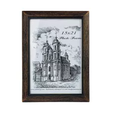 Рамка багетная 01 15х21 03 карцовка 21 Орех б/м Рамка багетная 01 15х21 03 карцовка 21 Орех б/м