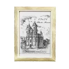 Рамка багетная 01 15х21 03 карцовка 37 Золотой дуб б/м Рамка багетная 01 15х21 03 карцовка 37 Золотой дуб б/м