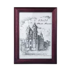 Рамка багетная    01    15х21    02 эффект 18 Красное дерево б/м