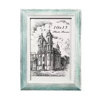 Рамка багетная 01 10х15 03 карцовка 39 Зеленый с белой патиной б/м Рамка багетная 01 10х15 03 карцовка 39 Зеленый с белой патиной б/м