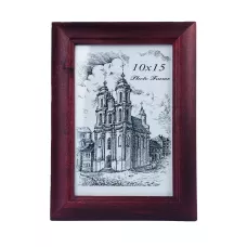 Рамка багетная 01 10х15 02 эффект 18 Красное дерево Рамка багетная 01 10х15 02 эффект 18 Красное дерево