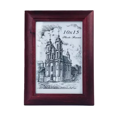 Рамка багетная 01 10х15 02 эффект 18 Красное дерево Рамка багетная 01 10х15 02 эффект 18 Красное дерево