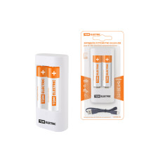 Зарядное устройство 3022Н (300 mA 2 слота АА/ААА 1 кан.+2xAA2500 USB) TDM 1/5