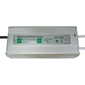 Ecola 60W-12v IP67 LED strip Power Supply блок питания для светодиодной ленты