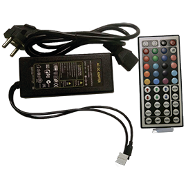 Ecola моноблок с блоком питания LED strip RGB IR controller 72W 12V 6A с большим инфракрасным п/у