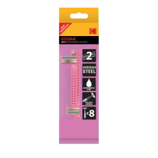 Станок бритв Kodak Disposable Razor Max 2 одноразовый 2 лезвия розовый (8 шт) CAT 30419964 /192