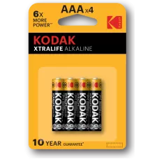 Батарейка Kodak LR03-4BL  XTRALIFE [K3A-4] /150  (30951990)