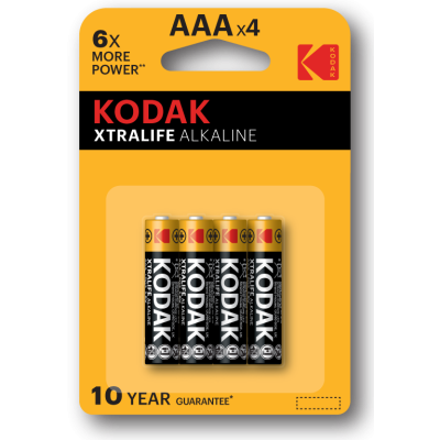 Батарейка Kodak LR03-4BL  XTRALIFE [K3A-4] /150  (30951990)