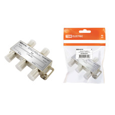 Делитель TV TDM «краб»х4 под F разъём 5-1000 МГц 2/25