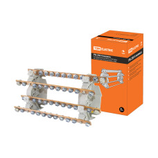 Распределительный блок на DIN-рейку РБ-250 4П 250А (4 шины 10xM6+1хM8) TDM ЦЕНА ▼ Распределительный блок на DIN-рейку РБ-250 4П 250А (4 шины 10xM6+1хM8) TDM ЦЕНА ▼