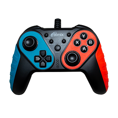 Игровой манипулятор (геймпад) Ritmix GP-014 Blue-Orange Сине-оранжевый