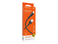 Кабель BX51 Lightning-USB 2,4A черный, 1 метр BOROFONE 3/360