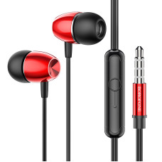 BOROFONE наушники внутриканальные с микрофоном BM57 красный 1.2 м 1/76/304 BOROFONE наушники внутриканальные с микрофоном BM57 красный 1.2 м 1/76/304