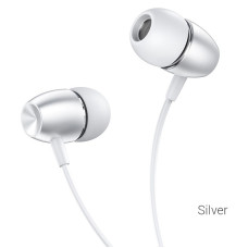 BOROFONE наушники внутриканальные с микрофоном BM57 серебро 1.2 м 1/76/304 BOROFONE наушники внутриканальные с микрофоном BM57 серебро 1.2 м 1/76/304