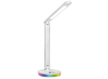 Настольный светильник Ultraflash UF-822 C01 LED 7Вт, димм., 3 цвет.темп., RGB ночник белый