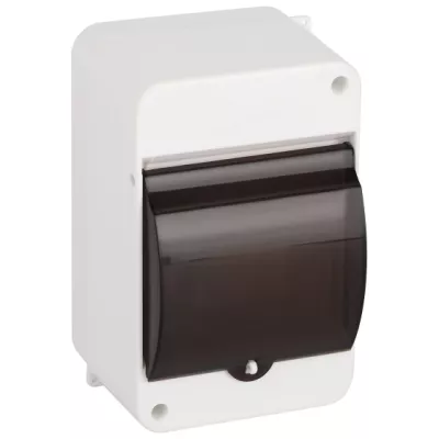 Бокс ЭРА КМПн 1/4 IP30, для наружной установки белый