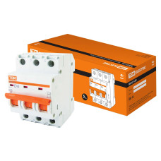 Авт. выкл. TDM ВА47-29 3Р  6А 4,5кА х-ка D 1/40