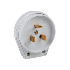 Вилка для разъема EKF PROxima РШ-ВШ 32А 250В 2P+PE, пластиковая бел. 1/10 Вилка для разъема EKF PROxima РШ-ВШ 32А 250В 2P+PE, пластиковая бел. 1/10