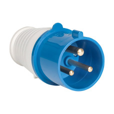 023 Вилка переносная EKF PROxima 2Р+РЕ 32А 220В IP44, синяя 10/60