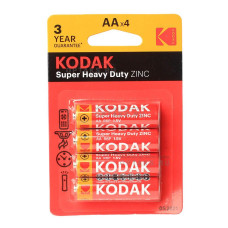 Батарейка Kodak KAAHZ-4 R6-4BL Heavy Duty 80/400/26000 (30951044) Батарейка Kodak KAAHZ-4 R6-4BL Heavy Duty 80/400/26000 (30951044)