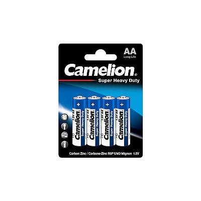 Батарейка Camelion R6P-ВP4 BLUE 48/960