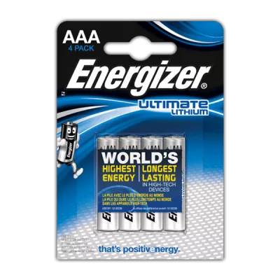 Батарейка Energizer Ultimate Lithium FR03 BL-4 /48