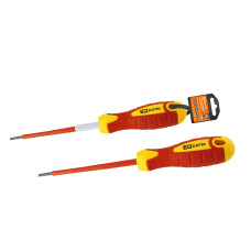 Отвертка шлицевая диэлектрическая тип SL5x125, серия «ЭкспертЭлектрик» TDM 12/120 Отвертка шлицевая диэлектрическая тип SL5x125, серия «ЭкспертЭлектрик» TDM 12/120