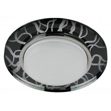 Точечный светильник ЭРА DK80 WH/BK GX53 220V/13W, белый/черный