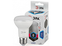 ЭРА Лампа светодиодная LED8-R63/840/E27 (8Вт 220В) 10/100