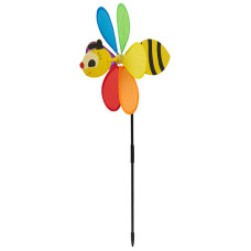 Ветряк садовый "Пчёлка" разноцветная Ветряк садовый "Пчёлка" разноцветная