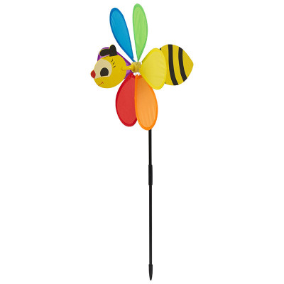 Ветряк садовый "Пчёлка" разноцветная Ветряк садовый "Пчёлка" разноцветная