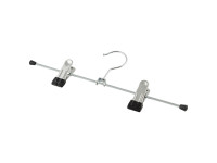 Вешалка металлическая с клипсами, 29 см