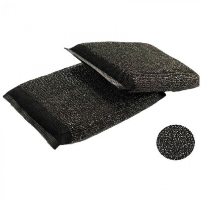 Губка абразивная для сильных загрязнений с металлизированной нитью (2 шт)