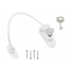 Замок блокиратор для окна с тросиком Замок блокиратор для окна с тросиком