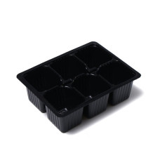 Кассета рассадная 6 ячеек по 120 мл(182*134*60) (упаковка 10шт.)