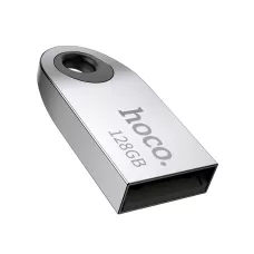 Hoco USB 2.0 флеш-диск 128GB UD9 mini, Silver/Cеребро