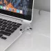 Hoco USB 2.0 флеш-диск 128GB UD9 mini, Silver/Cеребро