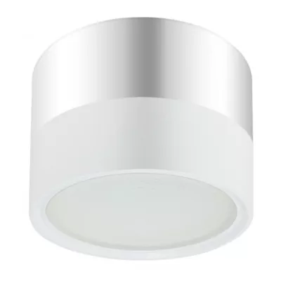 Потолочный светильник ЭРА OL7 GX53 WH/CH, 90*70*85, накл. под лампу Gx53, алюминий, белый+хром 1/40 Потолочный светильник ЭРА OL7 GX53 WH/CH, 90*70*85, накл. под лампу Gx53, алюминий, белый+хром 1/40