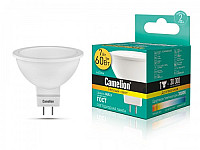 Camelion LED7-JCDR/830/GU5.3 (Эл.лампа светодиодная 7Вт 220В)  - ЭКО 10/100