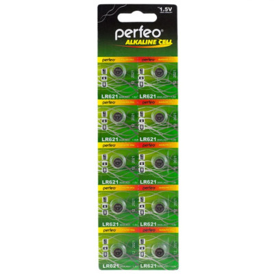 Батарейка Perfeo AG1 LR621/10BL Alkaline Cell